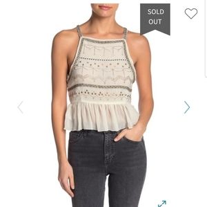 Camille Embroidered Bead Embellished Camisole